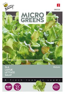 Buzzy® zaden - Microgreens, Sla gemengd - afbeelding 1