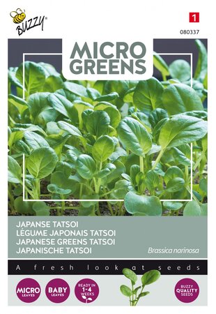 Buzzy® zaden - Microgreens, Tatsoi - afbeelding 1