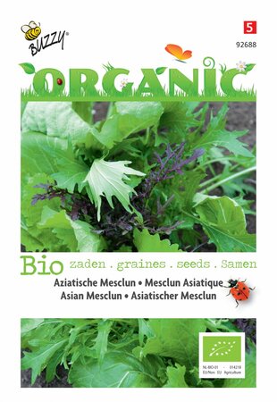 Buzzy® zaden - Organic Aziatische Mesclun (BIO) - afbeelding 1