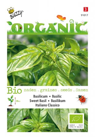 Buzzy® zaden - Organic Basilicum - Italiano Classico  (BIO) - afbeelding 1