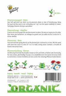 Buzzy® zaden - Organic Bloemenmengsel Bijen (BIO) - afbeelding 2