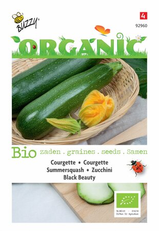 Buzzy® zaden - Organic Courgette Black Beauty (BIO) - afbeelding 1