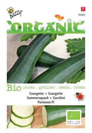 Buzzy® zaden - Organic Courgette Partenon F1 (BIO) - afbeelding 1