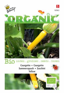 Buzzy® zaden - Organic Courgette Yellow (BIO) - afbeelding 2