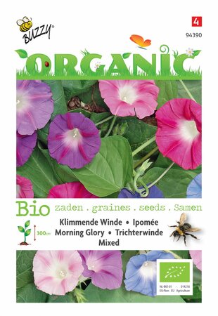 Buzzy® zaden - Organic Ipomoea, Klimmende Winde gemengd  (BIO) - afbeelding 1