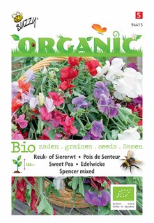 Buzzy® zaden - Organic Lathyrus, Reuk- of Siererwt Spencer (BIO) - afbeelding 3