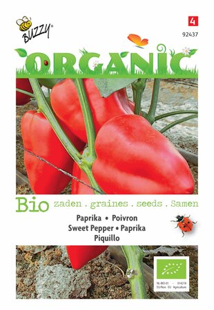 Buzzy® zaden - Organic Paprika Piquillo (BIO) - afbeelding 1