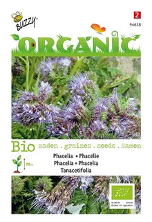 Buzzy® zaden - Organic Phacelia, Bijenvoer (BIO) - afbeelding 1