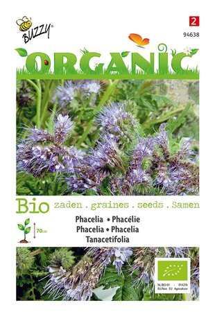 Buzzy® zaden - Organic Phacelia, Bijenvoer (BIO) - afbeelding 3