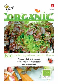 Buzzy® zaden - Organic Pluksla Red Salad Bowl  (BIO) - afbeelding 1