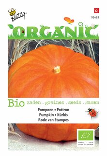 Buzzy® zaden - Organic Pompoen Rode van Etampes (BIO) - afbeelding 4
