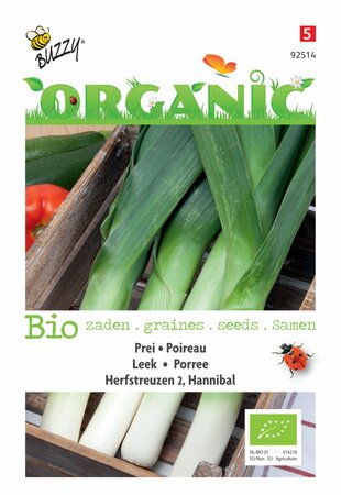Buzzy® zaden - Organic Prei Herfstreuzen 2, Hannibal  (BIO) - afbeelding 1