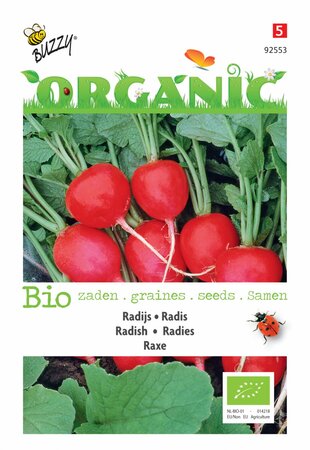 Buzzy® zaden - Organic Radijs Raxe  (BIO) - afbeelding 1