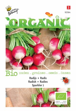 Buzzy® zaden - Organic Radijs Sparkler 2 (BIO) - afbeelding 1