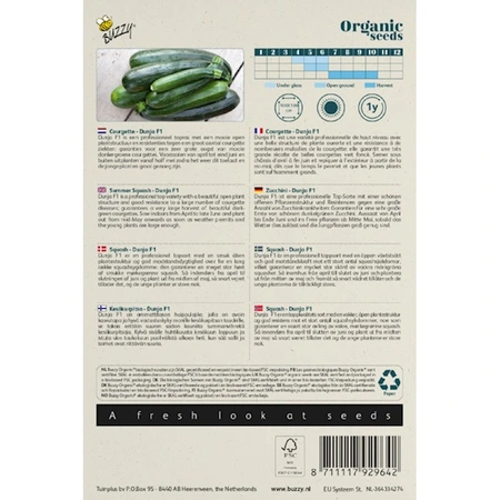 Biologische Courgette Dunja F1