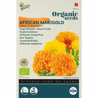 Buzzy® Organic Seeds - Hoge Afrikaan Sunset Giants Mixed (BIO) - afbeelding 1