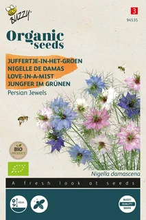 Buzzy® Organic Seeds - Juffertje-in-het-groen - Persian Jewels (BIO) - afbeelding 1