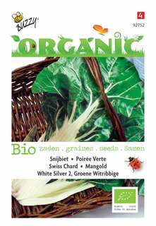 Buzzy® zaden - Organic Snijbiet White Silver 2 (BIO) - afbeelding 1