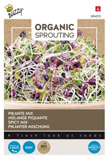 Buzzy® zaden - Organic Sprouting Salademengsel pikant (BIO) - afbeelding 4