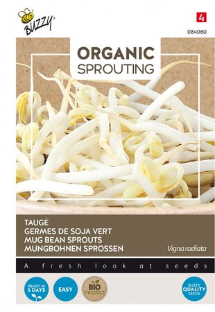 Buzzy® zaden - Organic Sprouting Taugé  (BIO) - afbeelding 1