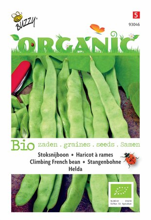 Buzzy® zaden - Organic Stoksnijboon Helda  (BIO) - afbeelding 1