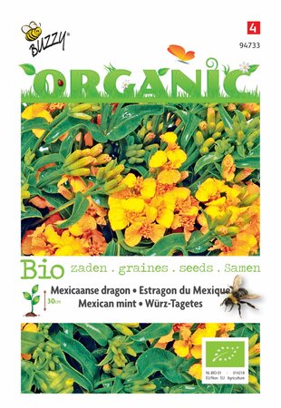 Buzzy® zaden - Organic Tagetes Lucida, Mexicaanse dragon (BIO) - afbeelding 1