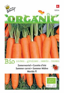 Buzzy® zaden - Organic Zomerwortel Merida F1 (BIO) - afbeelding 4