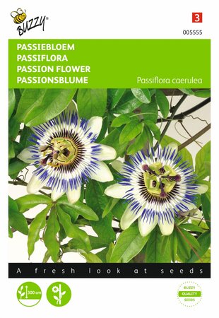 Buzzy® zaden - Passiflora, Passiebloem - afbeelding 1