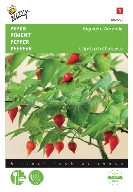 Buzzy® zaden - Peper Biquinho - afbeelding 1