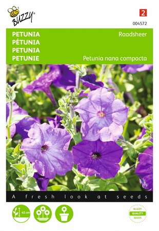 Buzzy® zaden - Petunia Raadsheer blauw - afbeelding 1