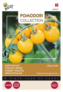 Buzzy® zaden - Pomodori Collection - Tomaat Ciliegia Gialla - afbeelding 1