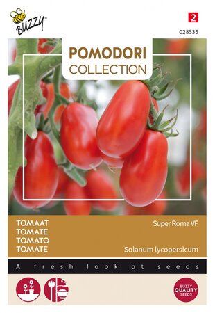 Buzzy® zaden - Pomodori, Tomaat Super Roma VF - afbeelding 1