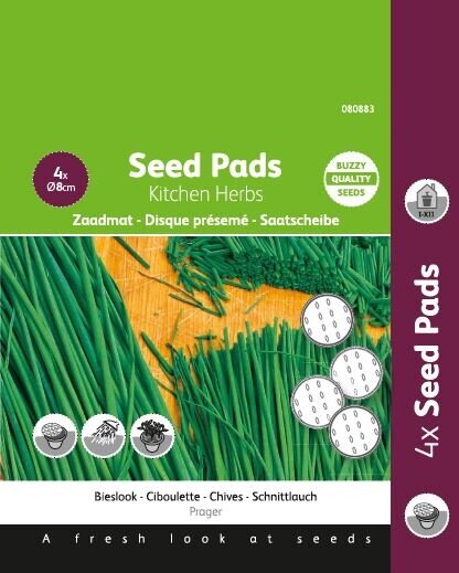 Buzzy® zaden - Seedpads Bieslook Prager 4x 8cm - afbeelding 1