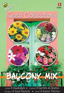 Buzzy® zaden - Seeds Collection Balcony Mix (4in1) - afbeelding 1
