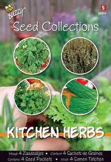 Buzzy® zaden - Seeds Collection Kitchen Herbs (4in1) - afbeelding 1