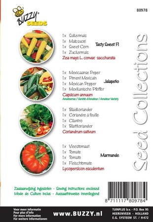 Buzzy® zaden - Seeds Collection Mexican Dish (4in1) - afbeelding 2