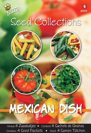 Buzzy® zaden - Seeds Collection Mexican Dish (4in1) - afbeelding 1