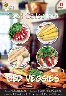 Buzzy® zaden - Seeds Collection Old Veggies (4in1) - afbeelding 3