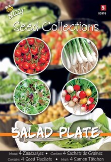 Buzzy® zaden - Seeds Collection Salad Plate (4in1) - afbeelding 1