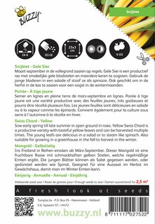 Buzzy® zaden - Snijbiet Gele Sier - afbeelding 2