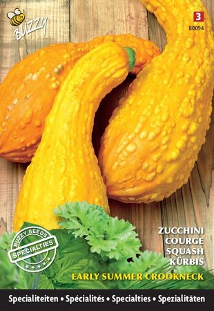 Buzzy® zaden - Specialties Zucchini Early Summer Crookneck - afbeelding 1
