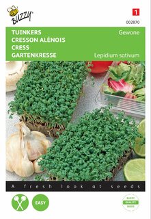 Buzzy® zaden - Tuinkers Gewone - afbeelding 1