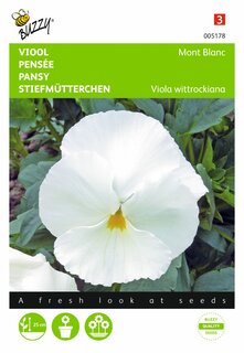 Buzzy® zaden - Viola, Viool Mont Blanc Zwitserse Reuzen - afbeelding 1