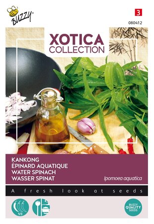 Buzzy® zaden - Xotica Kankong, Waterspinazie of Dagoeblad - afbeelding 1