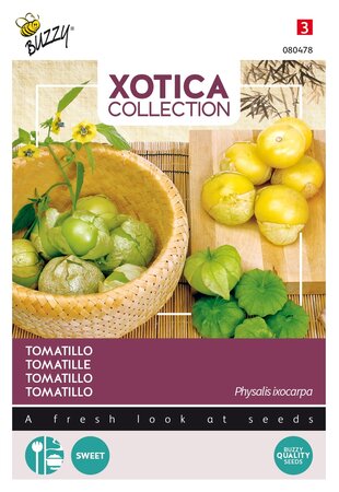 Buzzy® zaden - Xotica Tomatillo, Mexicaanse aardkers - afbeelding 1