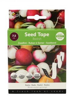 Buzzy® zaden - Zaadband Radijs ronde soorten gemengd - afbeelding 4