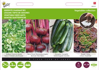 Buzzy® zaden - Zaadmatjes Groente 4 matjes (5) - afbeelding 4
