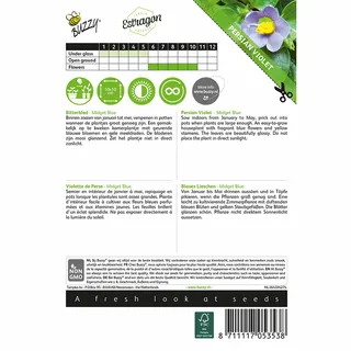 Buzzy® zaden - Bitterblad Midget Blue - afbeelding 2