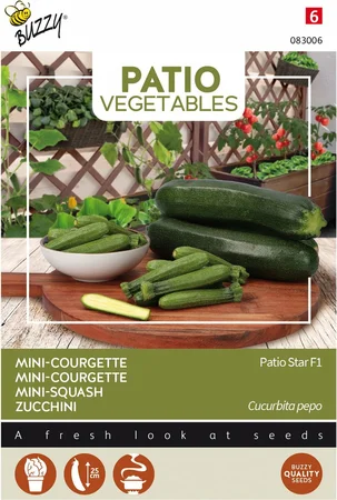 Buzzy® zaden - Courgette Patio Star F1 - afbeelding 1