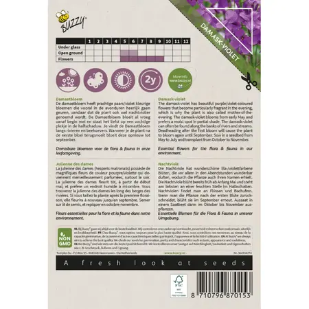 Buzzy® zaden - Native Flowers - Damastbloem - afbeelding 2